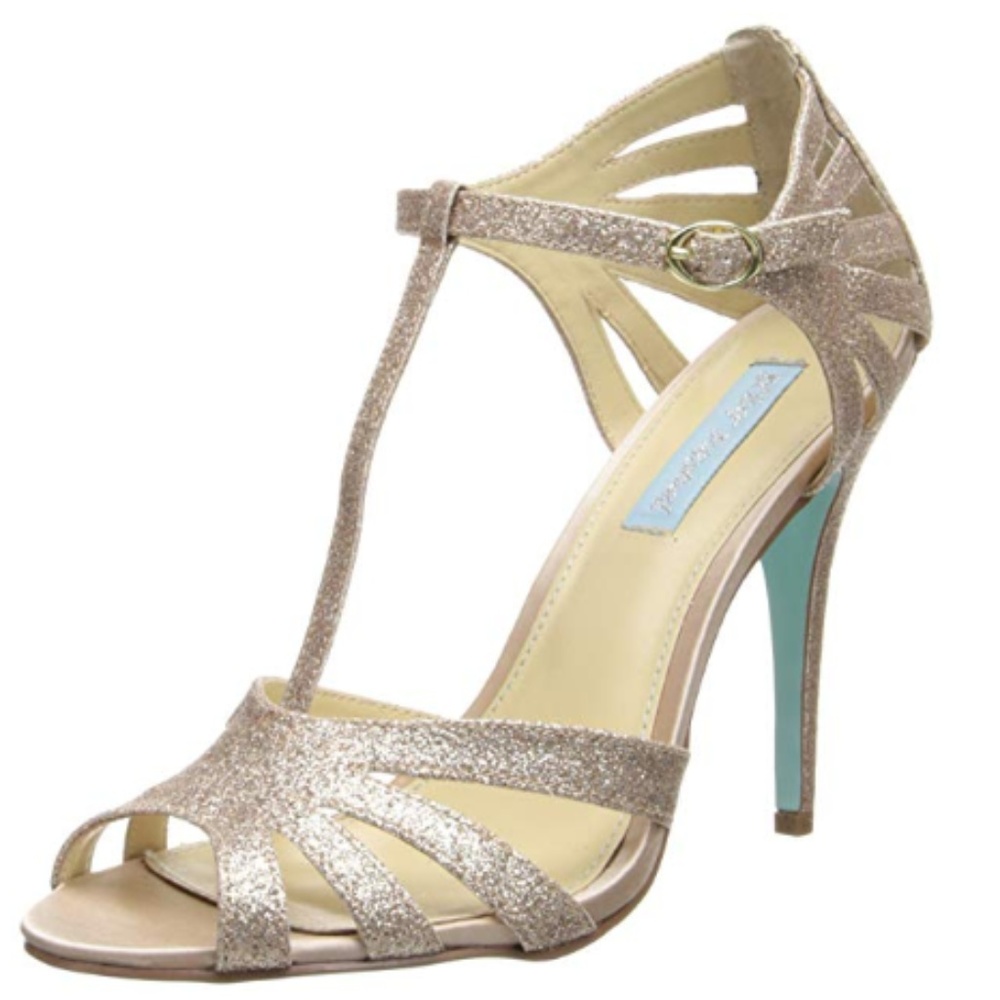 Champagne Glitter Heels